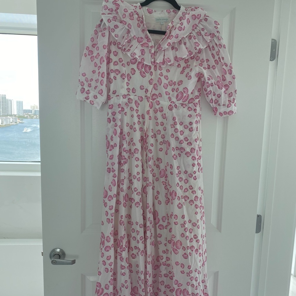 Julia Amory Ruffle Shirt Dress